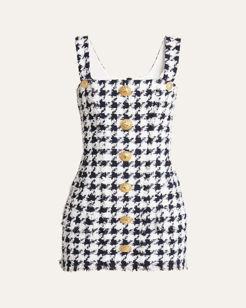 Houndstooth Mini Dress